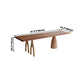 Traditional Luxury Rectangle Dining Table Pine Solid Wood Table with 3 Legs for Dining Room Clearhalo ' dining_table' 'Dining Tables & Seating' 'Dining Tables' 'furn' 'furn_dining_table' 'Furniture' 'furniture_dining_table' 'Kitchen & Dining Furniture' 'kitchen&dining_furn' 'kitchen' 'kitchen_dining_table' 1200x1200_a8315d01-e290-4821-9e72-6f45d713a8aa