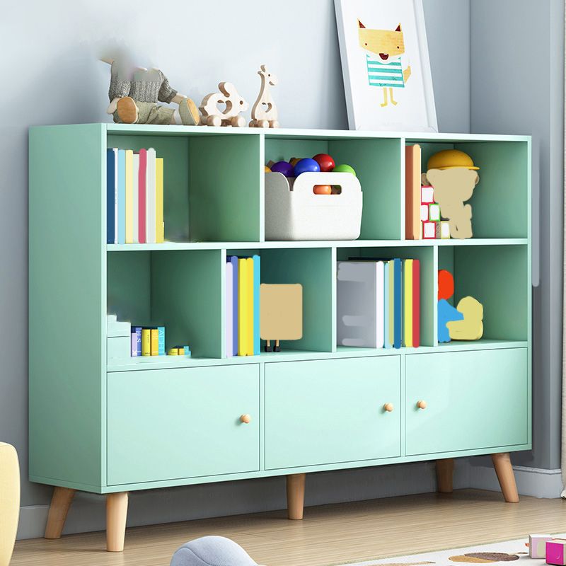 Closed Back Engineered Wood Shelf Bookcase Contemporary Bookshelf for Study Room Clearhalo 'Bookcases' 'furn' 'furn_bookcases' 'Furniture' 'Office Furniture' 1200x1200_a8344033-5a2f-4678-9333-9b14b21cde48