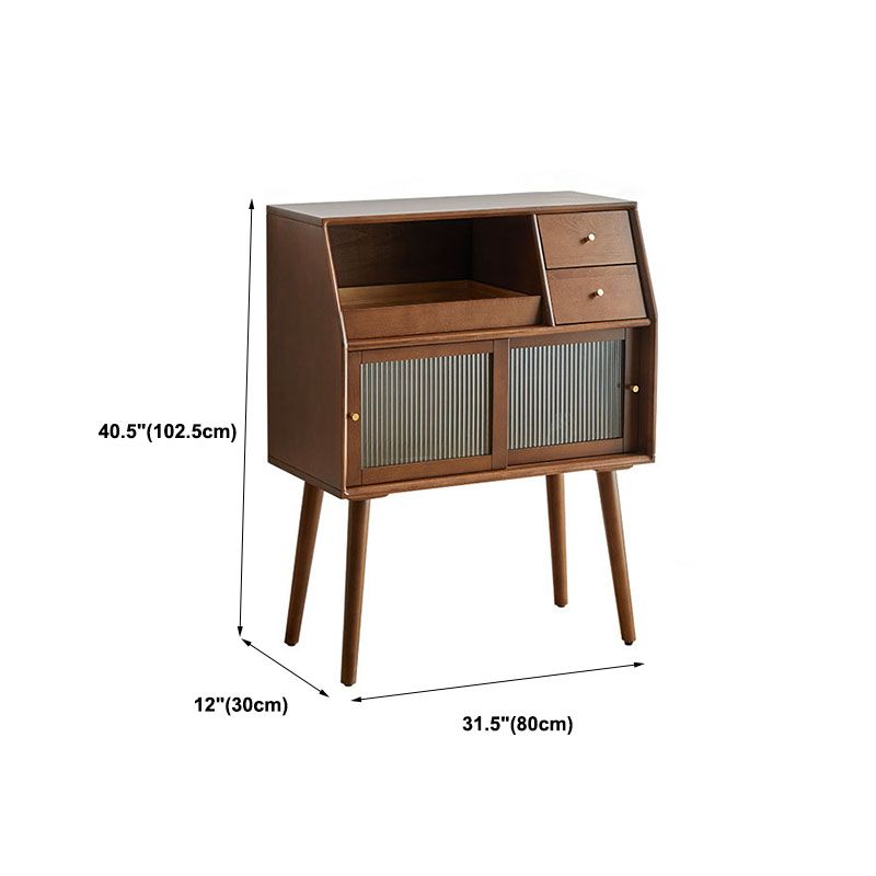 Sideboard di bordo laterale in stile contemporaneo per sala da pranzo