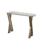 White Glam Style Table Iron and Faux Marble Milk Tea Shop Bar Table Clearhalo 'Bar Furniture' 'Bar Tables' 'bar_tables' 'furn' 'furn_bar_tables' 'Furniture' 'furniture_bar_tables' 'Kitchen & Dining Furniture' 1200x1200_a8356e76-66b7-4ffa-89f8-ca8d416f5c41