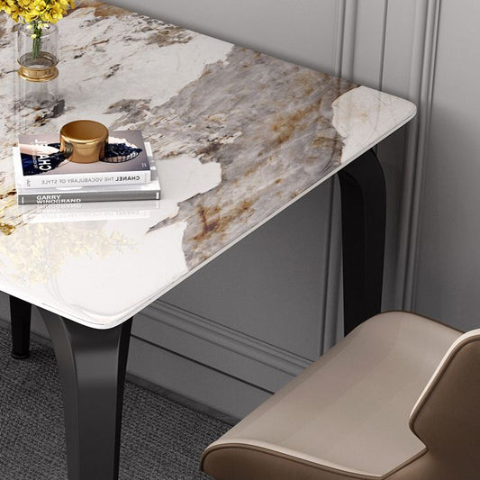 4-foot Stone Furniture Industrial Style Square Dining Table for Indoor Clearhalo ' dining_table' 'Dining Tables & Seating' 'Dining Tables' 'furn' 'furn_dining_table' 'Furniture' 'furniture_dining_table' 'Kitchen & Dining Furniture' 'kitchen&dining_furn' 'kitchen' 'kitchen_dining_table' 1200x1200_a838039d-199b-4e35-aaa0-3af4cc8cc436