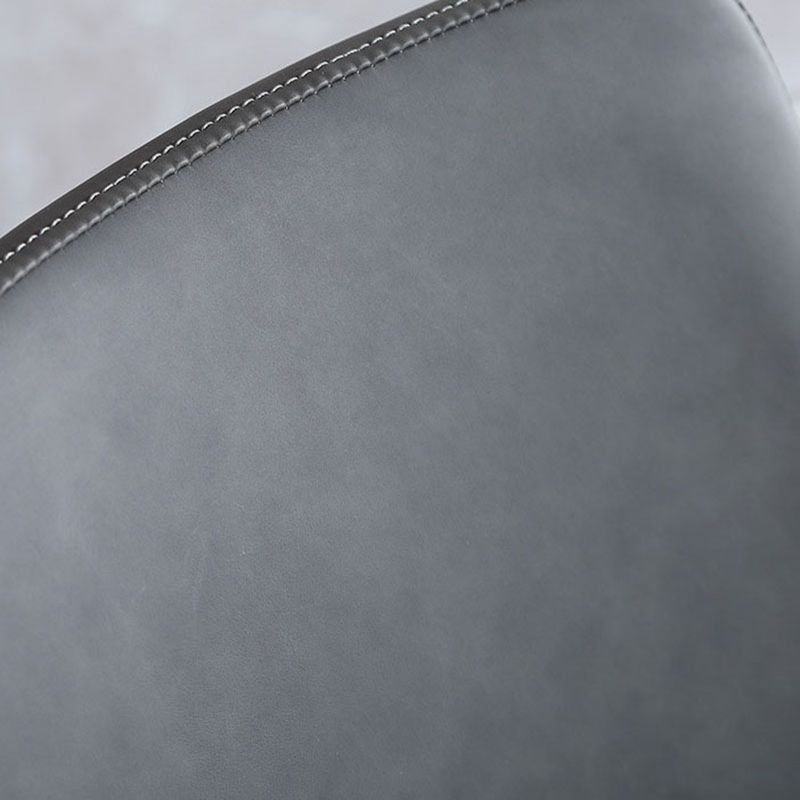 Contemporary Style Leather Dining Chairs Kitchen Solid Back Arm Chairs Clearhalo ' kitchen&dining_furn' 'Dining Chairs' 'Dining Tables & Seating' 'dining_chair' 'furn' 'furn_dining_chair' 'Furniture' 'furniture_dining_chair' 'Kitchen & Dining Furniture' 'kitchen' 1200x1200_a8384656-8c84-4d6b-b84e-910cffb9ba8e