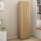 Contemporary Style Wardrobe Armoire Wood Non-Hanging Armoire with Door