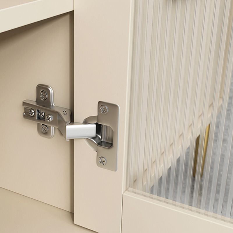 Poix de verre à bois en bois d'ingénierie Glam Buisse de verre avec des jambes dorées