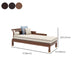 Farmhouse Wood Cushioned Chaise Lounge Ash and Walnut Left-Arm Floor Chair with Pillow Clearhalo 'Chairs & Seating' 'Chaise Lounge' 'chaise_lounge' 'furn' 'furn_chaise_lounge' 'Furniture' 'Living Room Furniture' 1200x1200_a83ad654-1c70-4c0b-83f9-40cfa76bc7ed