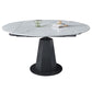 Modern Style Sintered Stone Dining Table Round Drop-Leaf Table with Pedestal Clearhalo ' dining_table' 'Dining Tables & Seating' 'Dining Tables' 'furn' 'furn_dining_table' 'Furniture' 'furniture_dining_table' 'Kitchen & Dining Furniture' 'kitchen&dining_furn' 'kitchen' 'kitchen_dining_table' 1200x1200_a83b7242-39be-47e9-a996-bc2c3f1ce3e4