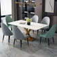Green and Gray Dining Chairs Glam Style Parsons Dining Side Chair