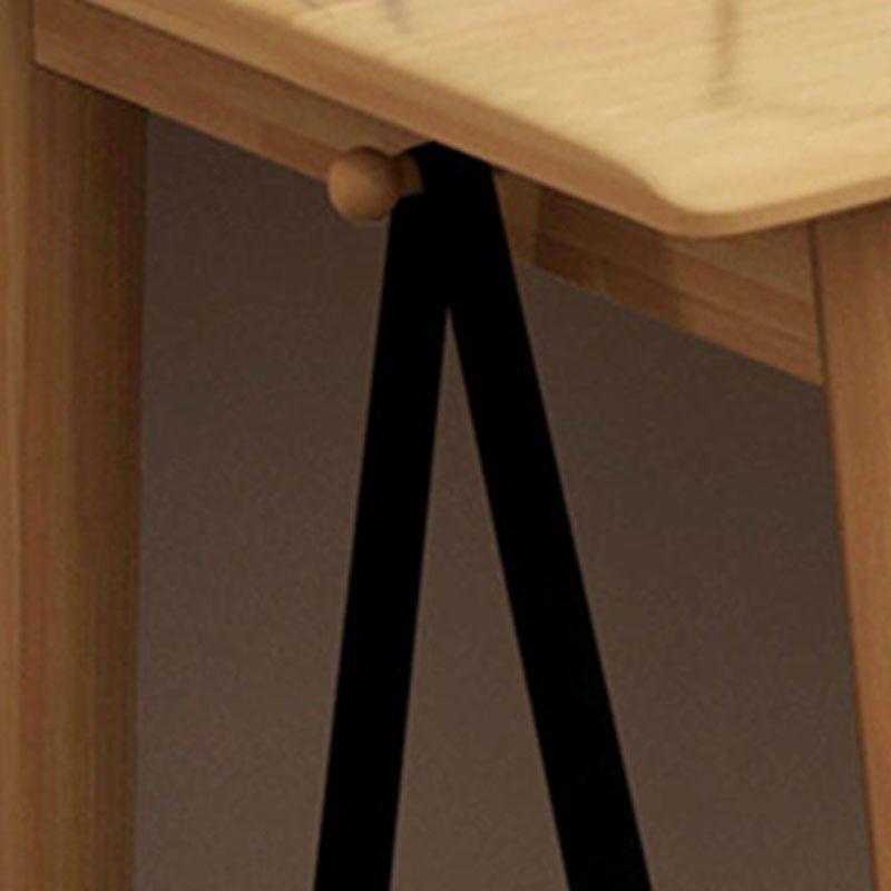 Parsons Modern Rubberwood Office Desk Solid Wood Writing Desk voor huis