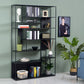 Bibliothèque de style contemporain metal ouvert étagère pour le bureau