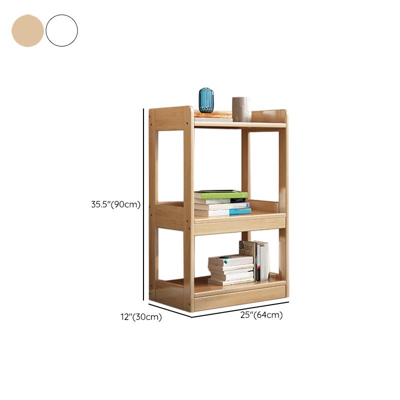 Modern Style Standard Bookshelf Wooden Open Back Bookcase with Shelves Clearhalo 'Bookcases' 'furn' 'furn_bookcases' 'Furniture' 'Office Furniture' 1200x1200_a83eff26-6709-4f87-8ee9-fdff92e8e099