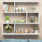 Modern Wooden Shelf Bookcase Wall Mounted Shelves Included Shelf for Bedroom
