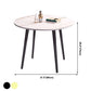 Round Shape 4 Legs Modern Dining Table White Fixed Table of Sintered Stone Clearhalo ' dining_table' 'Dining Tables & Seating' 'Dining Tables' 'furn' 'furn_dining_table' 'Furniture' 'furniture_dining_table' 'Kitchen & Dining Furniture' 'kitchen&dining_furn' 'kitchen' 'kitchen_dining_table' 1200x1200_a8454070-5864-4b54-bd10-c35bd4e9374f