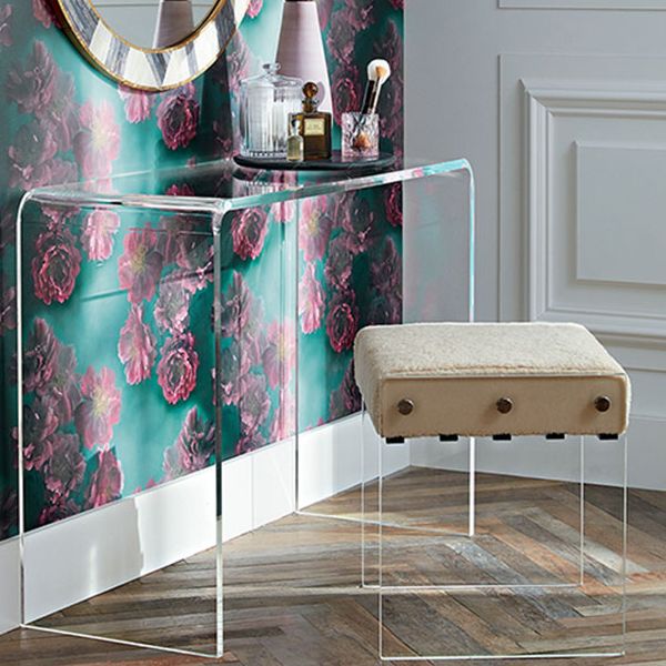 Modern Make-up Vanity Standing Glass Bedroom Makeup Vanity for Bedroom