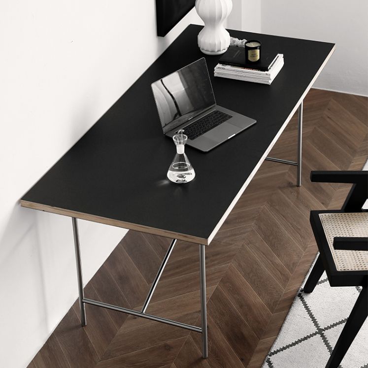 Tavolo da pranzo rettangolare tavolo da cucina in legno industriale con base Seld