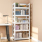 Modern Style Steel Bookshelf White Etagere Shelf Bookcase for Study Room Clearhalo 'Bookcases' 'furn' 'furn_bookcases' 'Furniture' 'furniture_bookcases' 'kitchen' 'kitchen_bookcases' 'Living Room Furniture' 'Office Furniture' 1200x1200_a846f613-0041-4816-817e-9b236f30bfd3