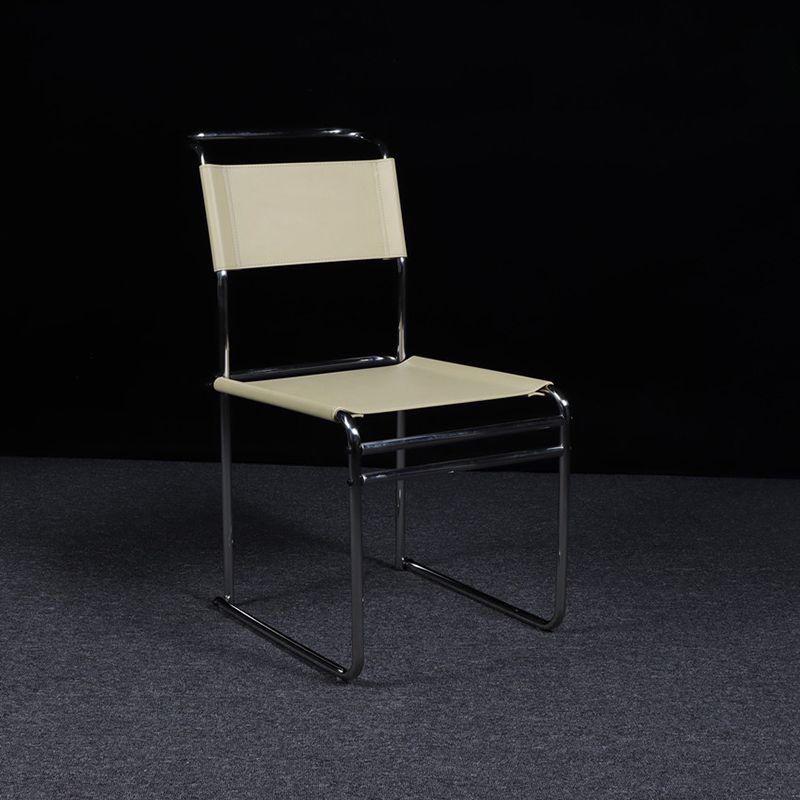 Sedia task in pelle finta moderna sedia di lavoro senza braccio posteriore