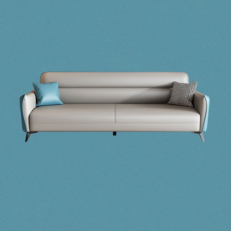 32,3 "H. divano a braccio quadrato in fico a 3 posti per soggiorno con spazio