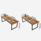 Industrial Style Pine Solid Wood Dining Table Sled Base Rectangle Table for Home Clearhalo ' dining_table' 'Dining Tables & Seating' 'Dining Tables' 'furn' 'furn_dining_table' 'Furniture' 'furniture_dining_table' 'Kitchen & Dining Furniture' 'kitchen&dining_furn' 'kitchen' 'kitchen_dining_table' 1200x1200_a84c4dcd-9b8d-4b5d-a712-d261bd5528ab