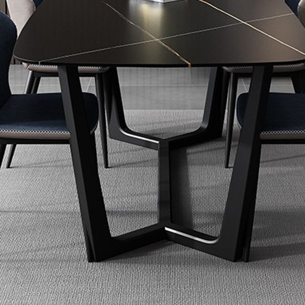 Glam 1/2/5/7 Pieces Dining Furniture Set Rectangle Dining Room Table Set Clearhalo 'Dining Room Sets' 'Dining Tables & Seating' 'dining_room_set' 'furn' 'furn_dining_room_set' 'Furniture' 'furniture_dining_room_set' 'Kitchen & Dining Furniture' 1200x1200_a84d7e81-c69f-41b4-b4ba-acb9b4402a48