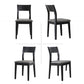 Contemporary Dining Chair 16'' Wide Open Side Chair with 4 Black Wood Legs for Home Use Clearhalo ' kitchen&dining_furn' 'Dining Chairs' 'Dining Tables & Seating' 'dining_chair' 'furn' 'furn_dining_chair' 'Furniture' 'furniture_dining_chair' 'Kitchen & Dining Furniture' 'kitchen' 1200x1200_a84eb357-76b8-420a-b381-bc5d714abfbe