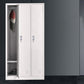 Contemporary Style Wardrobe Steel Home Wardrobe Closet,35.43" D x 16.54" W x 70.87" H