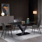 Black Sintered Stone Top Rectangle Dining Table Industrial Kitchen Table with Pedestal Base Clearhalo ' dining_table' 'Dining Tables & Seating' 'Dining Tables' 'furn' 'furn_dining_table' 'Furniture' 'furniture_dining_table' 'Kitchen & Dining Furniture' 'kitchen&dining_furn' 'kitchen' 'kitchen_dining_table' 1200x1200_a8505de1-325e-4b24-8150-c5c6e4b73393