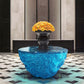 Resin Coffee or End Table Contemporary Round Top with Solid Base Clearhalo 'Coffee & Accent Tables' 'Coffee Tables' 'coffee_tables' 'furn' 'furn_coffee_tables' 'Furniture' 'Living Room Furniture' 1200x1200_a851ae32-14e4-46a6-bb69-1e090332a590