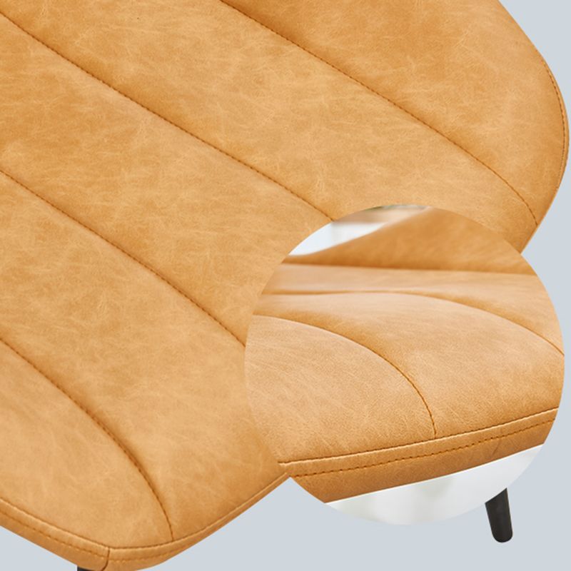 Scandinavian Upholstered Home Side Chair Matte Finish Wingback Dining Chair Clearhalo ' kitchen&dining_furn' 'Dining Chairs' 'Dining Tables & Seating' 'dining_chair' 'furn' 'furn_dining_chair' 'Furniture' 'furniture_dining_chair' 'Kitchen & Dining Furniture' 'kitchen' 1200x1200_a85a7ab4-388b-42df-b914-1efe5d892d03