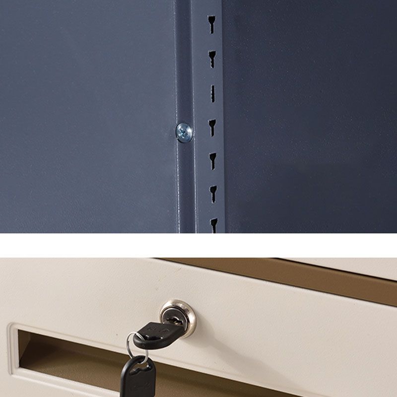 Armoire de fichiers contemporaine Cadre en acier à liborde verticale avec serrure de clé