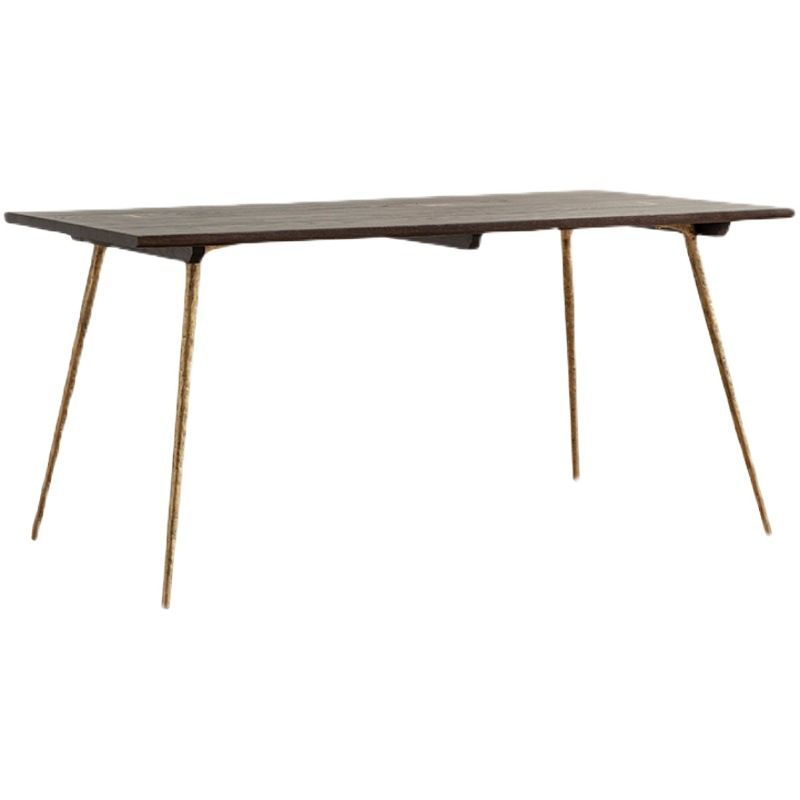 Traditional Luxury Rectangle Dining Site Table Solid Wood Furniture with 4-foot Clearhalo 'Dining Tables & Seating' 'Dining Tables' 'dining_table' 'Furniture' 'furniture_dining_table' 'Kitchen & Dining Furniture' 'kitchen' 'kitchen_dining_table' 1200x1200_a85d170e-886b-4abb-9059-7bbdd13a815c