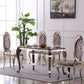 Rectangle Shape Luxury Style Dining Table Marble Fixed Table for Kitchen Clearhalo ' dining_table' 'Dining Tables & Seating' 'Dining Tables' 'furn' 'furn_dining_table' 'Furniture' 'furniture_dining_table' 'Kitchen & Dining Furniture' 'kitchen&dining_furn' 'kitchen' 'kitchen_dining_table' 1200x1200_a85d20d2-3be9-4183-9090-aec59f0bdb46