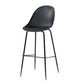 Bucket Plastic Counter Height Bar Stool Scandinavian Armless Stool with Metal Legs