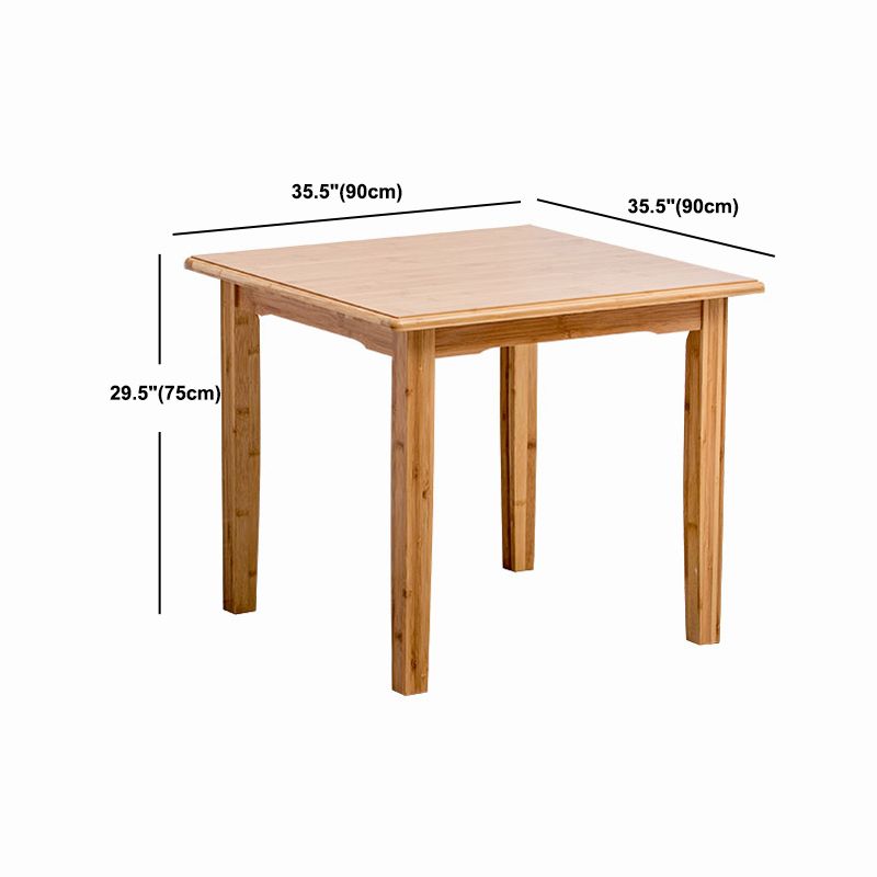 Tavolino in legno rettangolare nordico 4 gambe tavolo da cocktail naturale