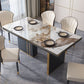 Traditional Luxury Dining Table 55" Rectangle Sintered Stone Table Clearhalo ' dining_table' 'Dining Tables & Seating' 'Dining Tables' 'furn' 'furn_dining_table' 'Furniture' 'furniture_dining_table' 'Kitchen & Dining Furniture' 'kitchen&dining_furn' 'kitchen' 'kitchen_dining_table' 1200x1200_a8690eb2-d70d-46c3-b528-4609cd429988