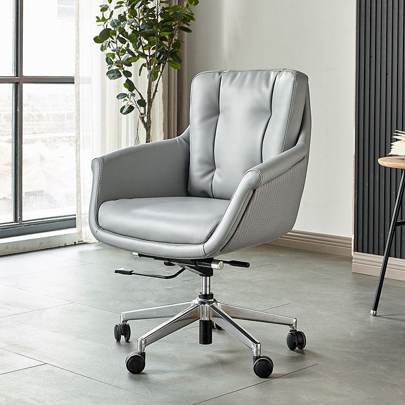 Modern Managers Chair Swivel with Wheels Ergonomic Executive Chair Clearhalo 'furn' 'furn_office_chair' 'Furniture' 'furniture_office_chair' 'Office Chairs' 'Office Furniture' 'office_chair' 1200x1200_a86bb077-be5c-4da5-9c04-ab9d208f6b63