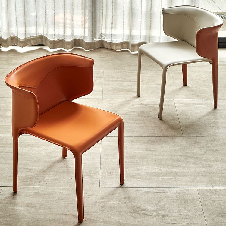 Dining Room Contemporary Dining Chair Metal Wingback Chair with Arm Clearhalo ' kitchen&dining_furn' 'Dining Chairs' 'Dining Tables & Seating' 'dining_chair' 'furn' 'furn_dining_chair' 'Furniture' 'furniture_dining_chair' 'Kitchen & Dining Furniture' 'kitchen' 1200x1200_a86bc2c9-98dc-4986-af63-fdef75c9ec2a