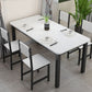 Modern Style Table with Rectangle Shape Standard Height Table and 4 Legs Base for Home Use Clearhalo 'Dining Room Sets' 'Dining Tables & Seating' 'dining_room_set' 'Furniture' 'furniture_dining_room_set' 'Kitchen & Dining Furniture' 'kitchen&dining_furn' 'kitchen' 1200x1200_a87258c4-c21f-4bd4-a660-61f28006b196
