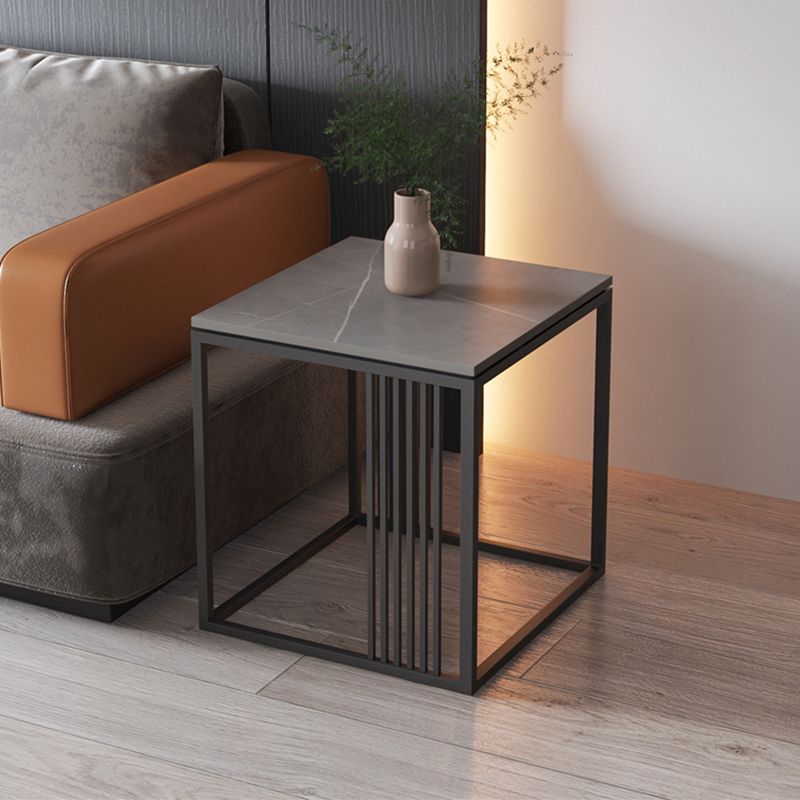 Aucune table basse simple pénible de cadre d'ardoise grise moderne de table basse