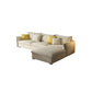 Contemporary Removable Cushions Sectionals 33.46"High Straight Arm Sofa,Beige Clearhalo 'furn' 'furn_sectionals' 'Furniture' 'furniture_sectionals' 'kitchen' 'kitchen_sectionals' 'Living Room Furniture' 'Sectionals' 1200x1200_a8744468-554e-4572-b6fa-b45cf44b68eb