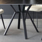 Square Shape Industrial Dining Table Black Fixed Table with Sintered Stone Clearhalo ' dining_table' 'Dining Tables & Seating' 'Dining Tables' 'furn' 'furn_dining_table' 'Furniture' 'furniture_dining_table' 'Kitchen & Dining Furniture' 'kitchen&dining_furn' 'kitchen' 'kitchen_dining_table' 1200x1200_a8746faf-b484-491d-ab22-22f1424a0f2a