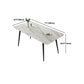 Modern Rectangle Sintered Stone Dining Table Set 1/2/5/6/7 Pieces Dining Set for Home Use Clearhalo 'Dining Room Sets' 'Dining Tables & Seating' 'dining_room_set' 'furn' 'furn_dining_room_set' 'Furniture' 'Kitchen & Dining Furniture' 1200x1200_a876b8e3-1f74-40bb-b962-ab0000ac8667