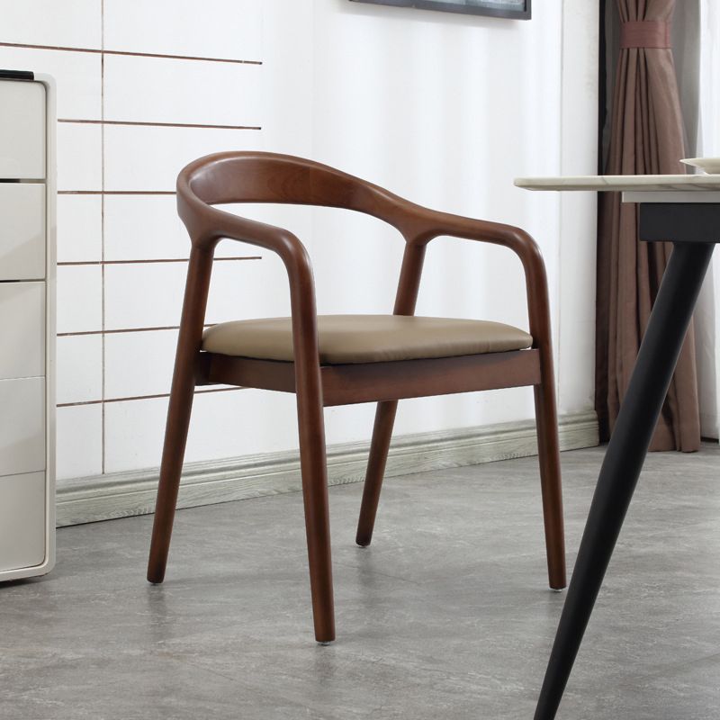 Modern Wood Base Indoor Chair 23''Wide Open Back Dining Side Chair with 4 Legs for Restaurant Clearhalo ' kitchen&dining_furn' 'Dining Chairs' 'Dining Tables & Seating' 'dining_chair' 'furn' 'furn_dining_chair' 'Furniture' 'furniture_dining_chair' 'Kitchen & Dining Furniture' 'kitchen' 1200x1200_a876e7ad-a161-4bbe-8183-ddae6dd9267c