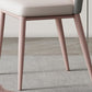 Silla de comedor de ala de cuero de estilo PU de estilo moderno para interiores