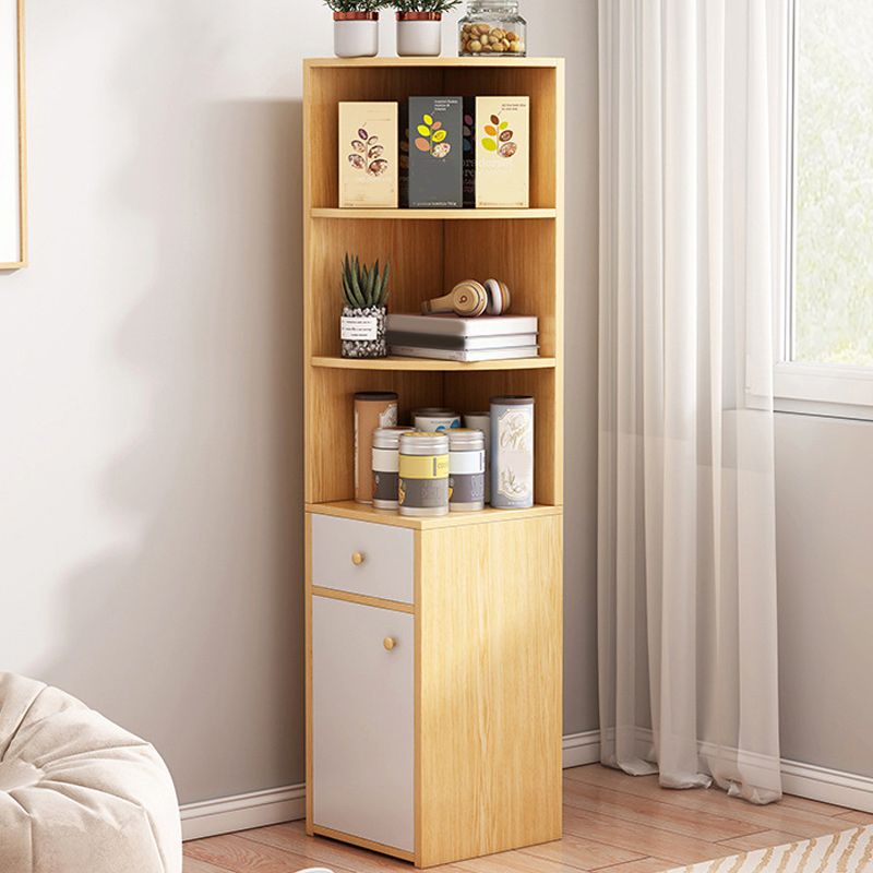 Armoire à accent moderne avec porte et tiroirs et étagères armoire