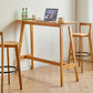 Contatrice in legno moderna rettangolare 1/2/3 pezzi tavolo da bar set per balcone
