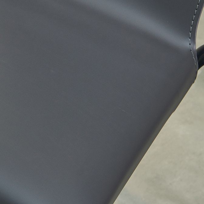 Minimalist Style Leather Dining Side Chair Armless Solid Back Chairs for Kitchen Clearhalo 'Dining Chairs' 'Dining Tables & Seating' 'dining_chair' 'furn' 'furn_dining_chair' 'Furniture' 'Kitchen & Dining Furniture' 1200x1200_a87eaa7a-5fce-4dca-b094-a0affb68bd2f