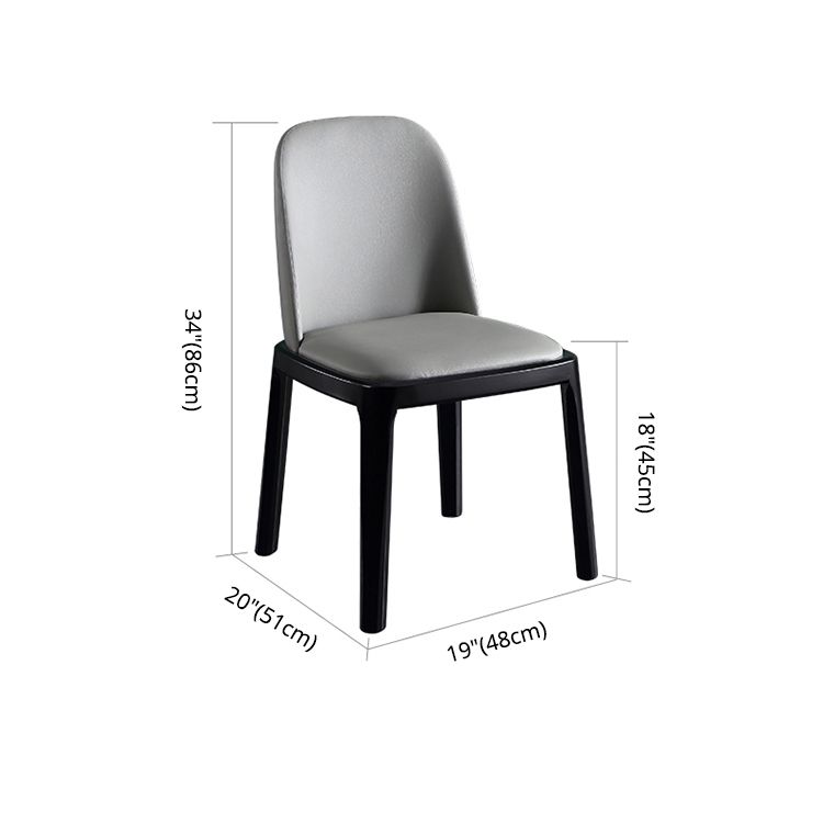 Solid Wood Modern Dining Room Chairs Matte Finish Parsons Dining Chair Clearhalo ' kitchen&dining_furn' 'Dining Chairs' 'Dining Tables & Seating' 'dining_chair' 'Furniture' 'furniture_dining_chair' 'Kitchen & Dining Furniture' 'kitchen' 1200x1200_a8807958-1f17-4a0c-9fa6-60f86a226b8e
