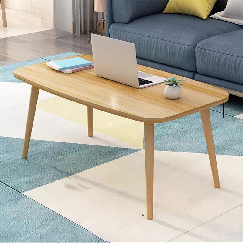Modern Style Manufactured Wood Cocktail Table 4 Legs Coffee Table Clearhalo 'Coffee & Accent Tables' 'Coffee Tables' 'coffee_tables' 'furn' 'furn_coffee_tables' 'Furniture' 'Living Room Furniture' 1200x1200_a883ae90-0645-40e5-9b28-fdb4ee32f701