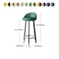 Scandinavian Living Room Low Back Stool Matte Finish Upholstered Swivel Stool Clearhalo 'Bar Furniture' 'Bar Stools' 'bar_stools' 'furn' 'furn_bar_stools' 'Furniture' 'furniture_bar_stools' 'Kitchen & Dining Furniture' 1200x1200_a885516e-fff9-484b-998c-a7a7ee719fa8