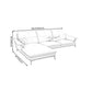 Genuine Leather Pillow Top Arm Sectionals 33.46"High Cushion Back Sofa Clearhalo 'furn' 'furn_sectionals' 'Furniture' 'furniture_sectionals' 'Living Room Furniture' 'Sectionals' 1200x1200_a8874912-43ab-4617-af82-407330e26a37